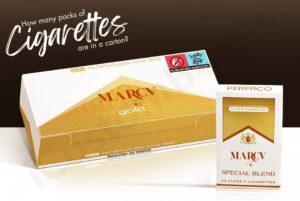 How many packs of cigarettes are in a carton