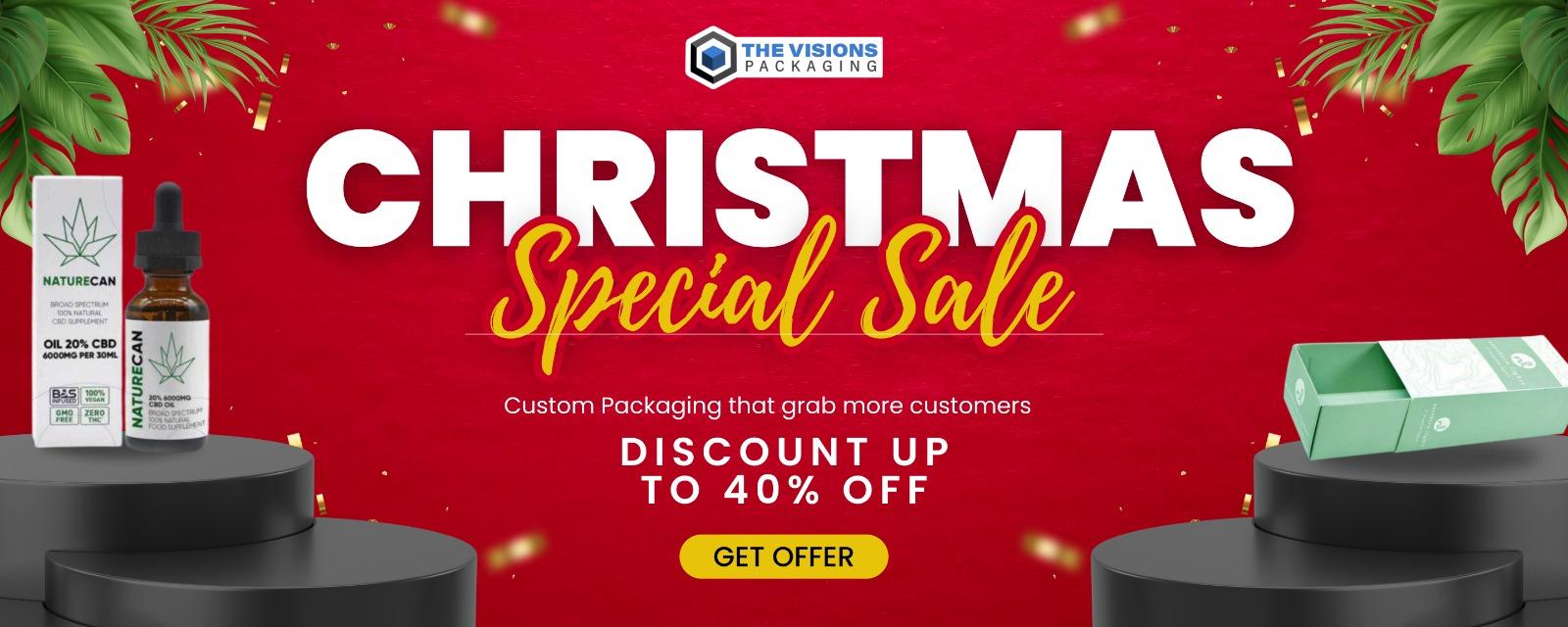 Christmas Offer The Visions Packaging banner